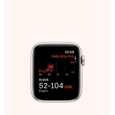 Apple Watch SE GPS Alüminyum Kasa ve Gece Yarısı Spor Kordon