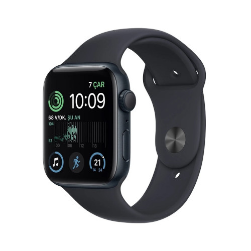 Apple Watch SE GPS Alüminyum Kasa ve Gece Yarısı Spor Kordon