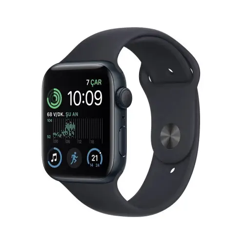 Apple Watch SE GPS Alüminyum Kasa ve Gece Yarısı Spor Kordon