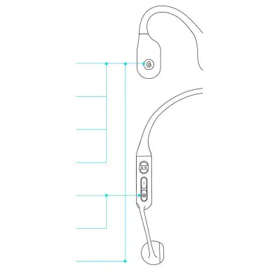 Haylou Purfree Bc01 Kemik Iletimli Kablosuz Bluetooth Kulaklık Siyah (Haylou Türkiye Garantili)