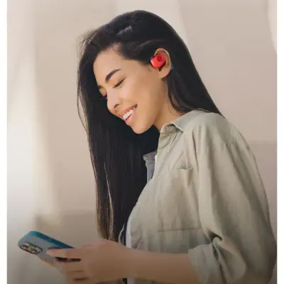 Haylou Freebuds OW01 Turuncu Siyah TWS Bluetooth 5.2 32 Saat Pil Ömrü Kablosuz Kulaklık (Haylou Türkiye Garantili) ow01