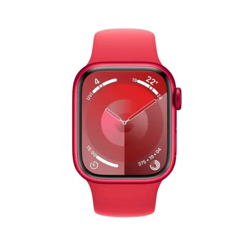 Apple Watch Series 9 GPS 41mm (PRODUCT)RED Alüminyum Kasa ve (PRODUCT)RED Spor Kordon - S/M - MRXG3TU/A