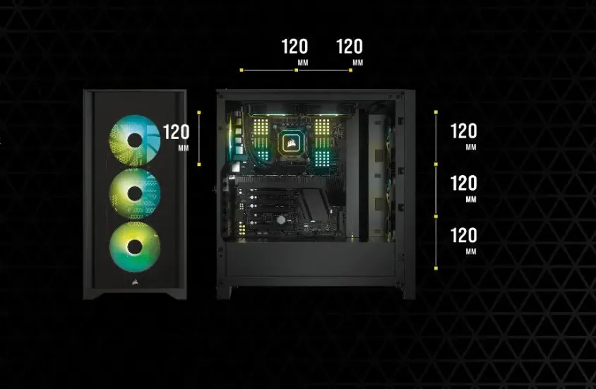 Corsair iCUE 4000X RGB+RM850e Gaming Kasa 