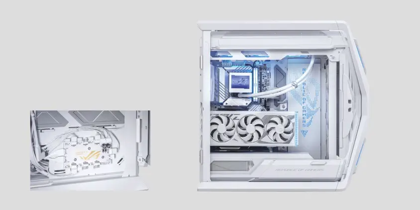 ASUS ROG Hiperion GR701 White E-ATX Mid-Tower Gaming (Oyuncu) Kasa