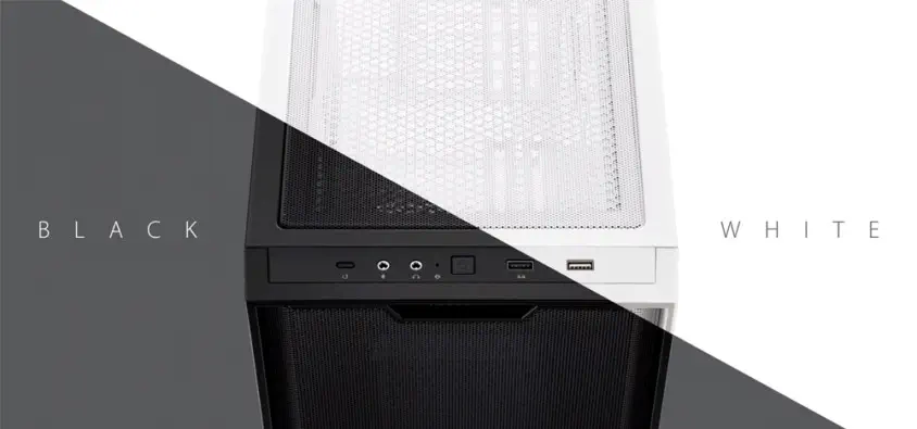 ASUS A21 mATX Mesh Beyaz Mid Tower Kasa