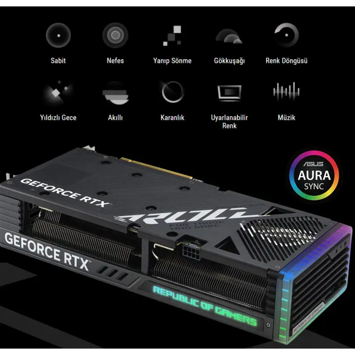 Asus RTX 4060 ROG-STRIX-RTX4060-O8G-GAMING Ekran Kartı