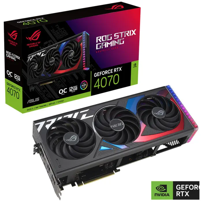 ASUS ROG-STRIX-RTX4070-O12G-GAMING Ekran Kartı