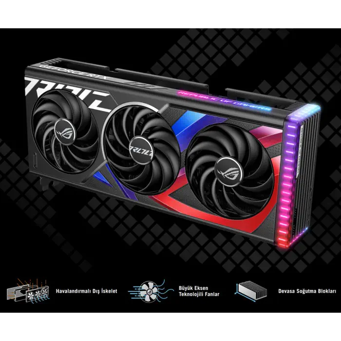 ASUS ROG-STRIX-RTX4070-O12G-GAMING Ekran Kartı