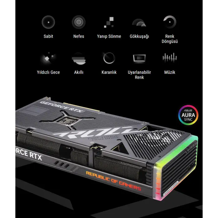 ASUS ROG-STRIX-RTX4070-O12G-GAMING Ekran Kartı