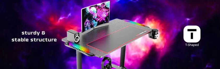 Twisted Minds T Design TM-T-1060-RGB Gaming Masası
