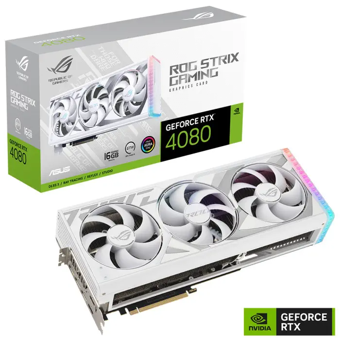 ASUS ROG-STRIX-RTX4080-16G-WHITE Gaming Ekran Kartı