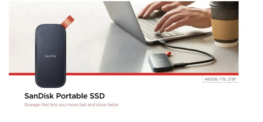 SanDisk SDSSDE30-1T00-G26 1TB Taşınabilir SSD Disk