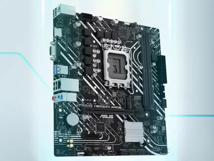 ASUS Prime H610M-K ARGB DDR5 M.2 HDMI VGA mATX 1700p Gaming Anakart