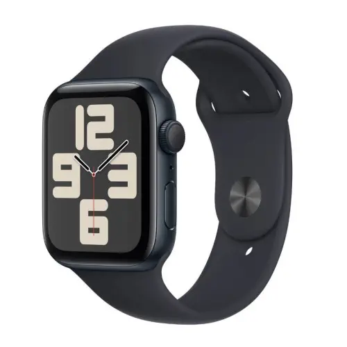 Apple Watch SE 2 nesil GPS 44mm Gece Yarısı Alüminyum Kasa ve Gece Yarısı Spor Kordon - M/L - MRE93TU/A