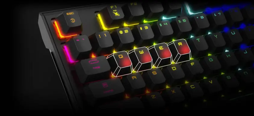 MSI Vigor GK41 Kailh Red Switch Mekanik Kablolu Klavye