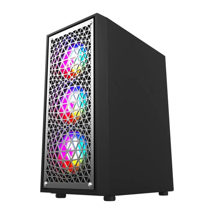 Vento VG18A FSP 650W 80+ 4x120mm RGB Fan USB 3.0 Mesh ATX Mid-Tower Gaming Kasa