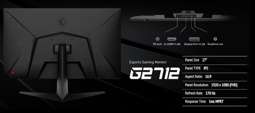  MSI 27″ Optix G2712  FLAT 27″ Gaming Monitör