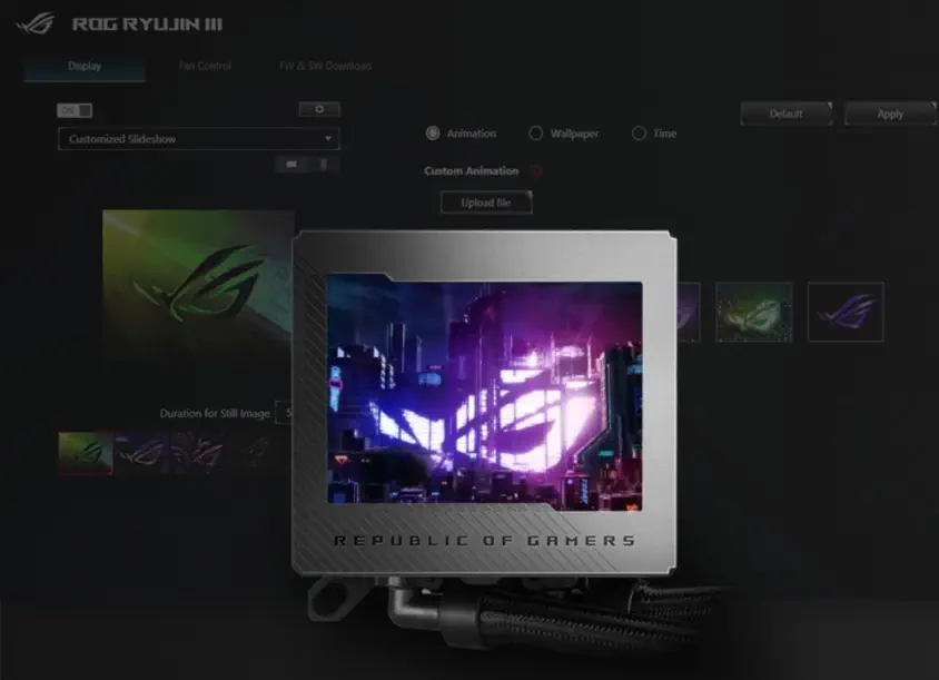 ASUS Rog Ryujin III 240 Oled Lcd Aura Sync RGB İşlemci Sıvı Soğutucu