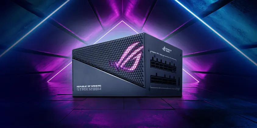ASUS ROG-STRIX-1200G AURA 80+ GOLD 1200W Modüler ATX 3.0 PCI-E 5.0 Power Supply (90YE00S0-B0NA00)