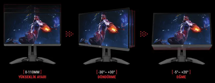  Asus ROG Swift Pro PG248QP 24.1″ G-Sync Gaming Monitör 