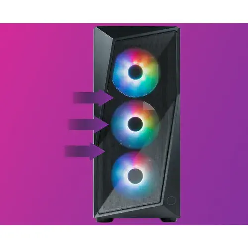 Cooler Master CMP520 CP520-KGNN70-S00 TG 700W ARGB Mesh ATX Mid-Tower Gaming Kasa