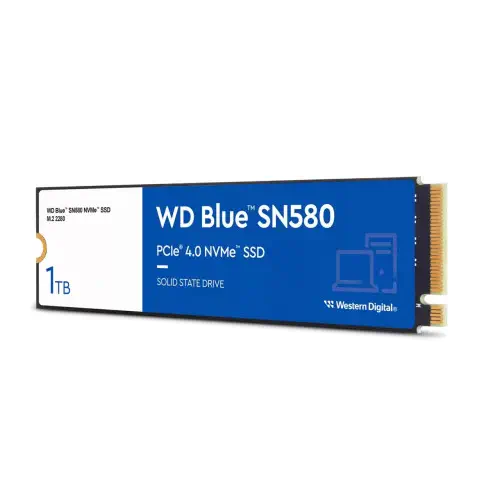 WD Blue SN580 1TB 4150/4150MB/s M.2 NVMe PCIe Gen 4 SSD Disk 
