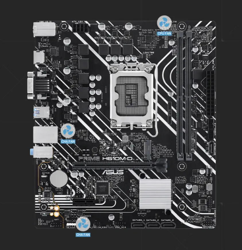 ASUS Prime H610M-D D5 Gaming Anakart