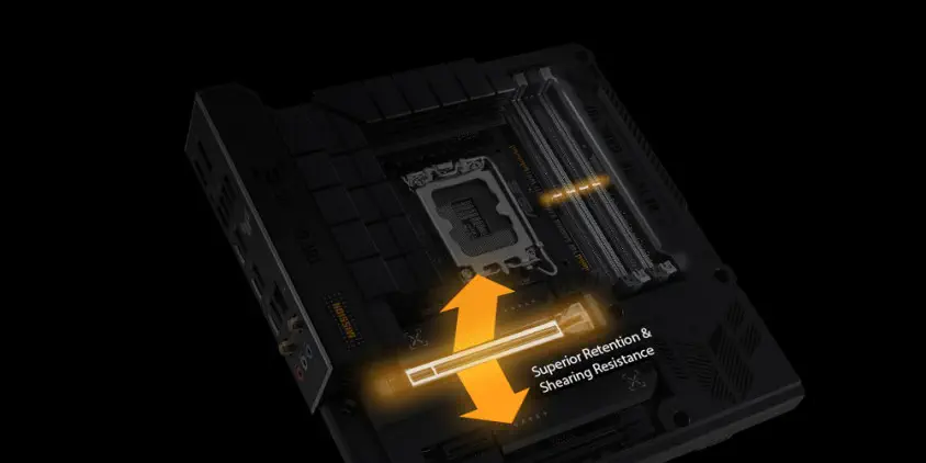 ASUS TUF Gaming B760M-BTF WIFI D5 Anakart + ASUS A21 Plus ARGB mATX Mid Tower Kasa Bundle