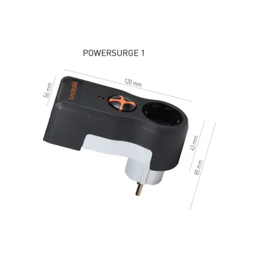 Tunçmatik TSK5078 Powersurge 1`Li 525 Joule Beyaz Kablosuz Akım Koruyucu Priz