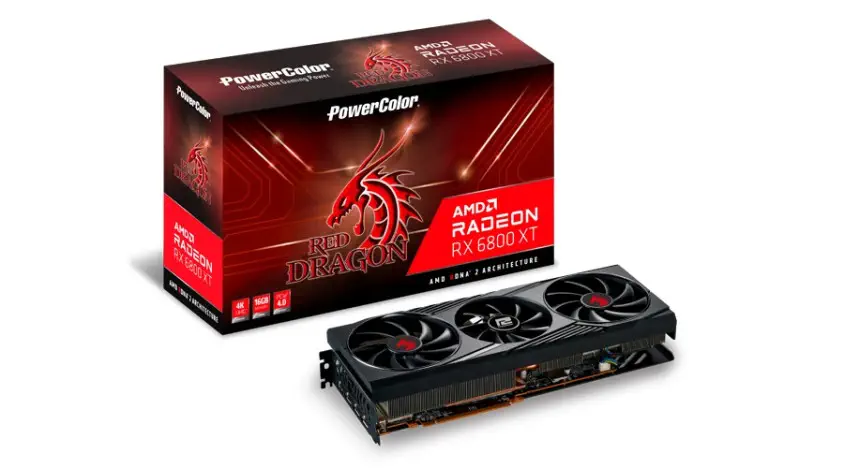 POWERCOLOR RED DRAGON RX 6800XT 16GB GDDR6 256Bit DX12 Gaming (Oyuncu) Ekran Kartı