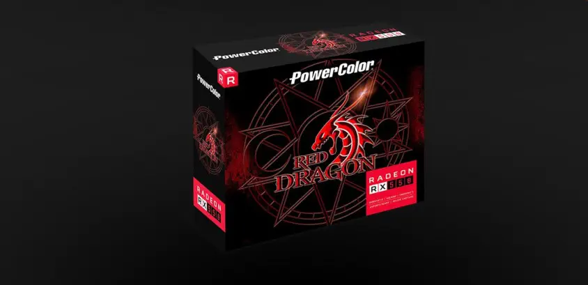 POWERCOLOR RED DRAGON RX 550 2GB GDDR5 64Bit DX12 Ekran Kartı