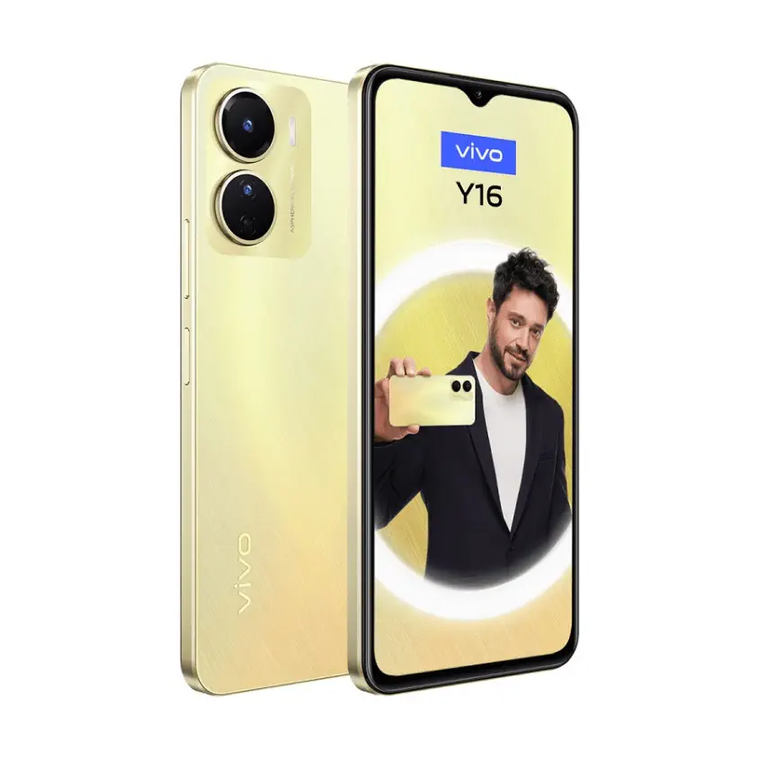 Vivo Y16 64GB 4GB RAM Işıltılı Altın Cep Telefonu