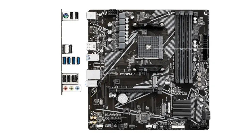 Gigabyte B550M K Anakart