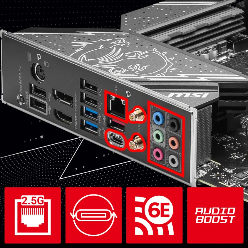 MSI Z790 Gaming Plus WIFI Intel Z790 Soket DDR5 7200MHZ(OC)  ATX Gaming (Oyuncu) Anakart