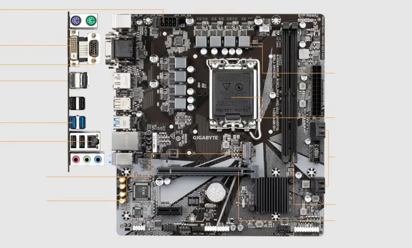 Gigabyte H610M S2H DDR5 Gaming Anakart