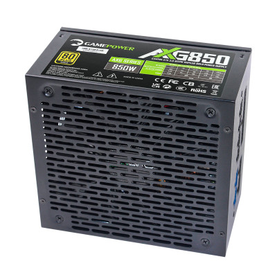 GamePower AXG-850 14CM 80+ Gold ATX3.0 PCI-E5.0 850W Power Supply - 5 Yıl Garantili
