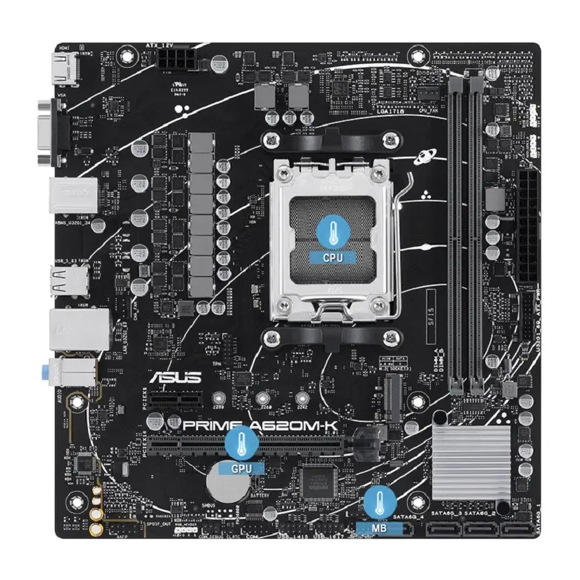 Asus Prime A620M-K mATX Anakart