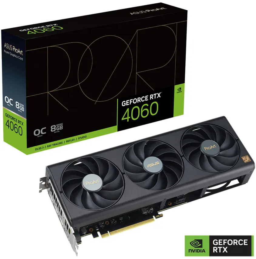 ASUS ProArt GeForce RTX 4060 OC 8GB GDDR6 128Bit Gaming Ekran Kartı