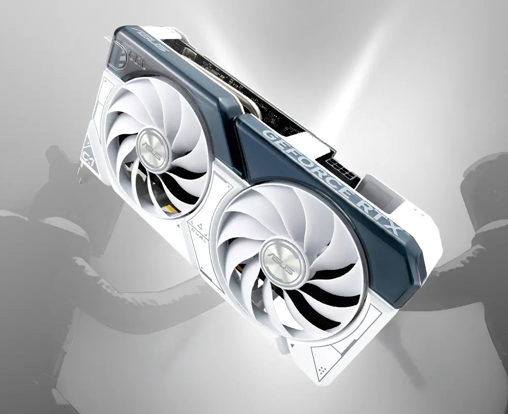 ASUS DUAL-RTX4060-O8G-WHITE 8GB GDDR6 128Bit Ekran Kartı
