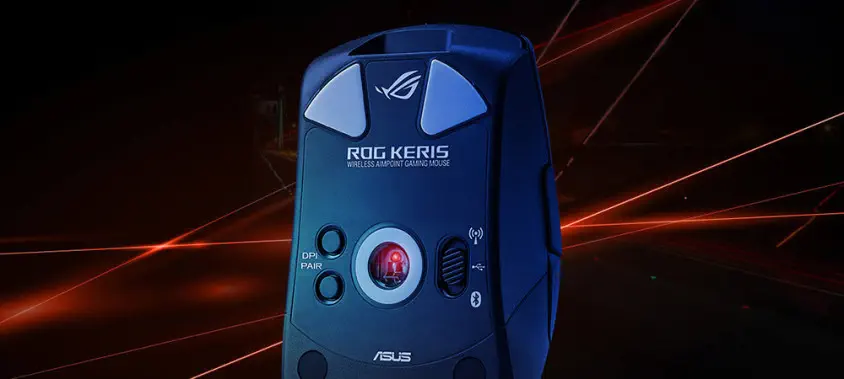 Asus P709 ROG Keris RGB White Wireless AimPoint Gaming Mouse