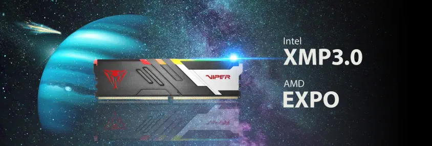 Patriot Viper Venom RGB PVVR532G700C32K 32GB (2x16GB) DDR5 7000MHz Gaming Ram