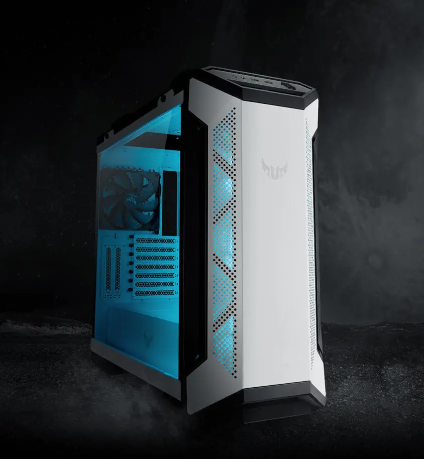 ASUS TUF Gaming GT501 White Edition E-ATX Mid-Tower Gaming Kasa
