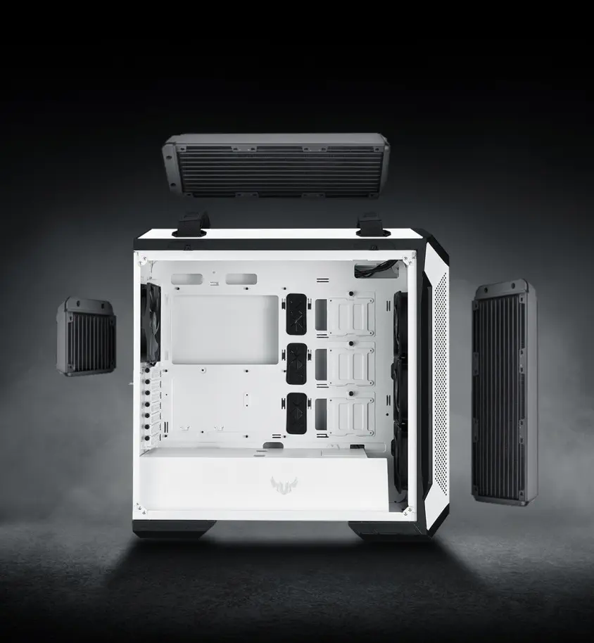 ASUS TUF Gaming GT501 White Edition E-ATX Mid-Tower Gaming Kasa