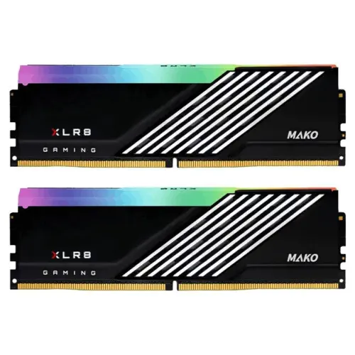PNY XLR8 Gaming MAKO EPIC-X RGB 32GB (2x16GB) 6400MHz CL40 DDR5 Gaming Ram