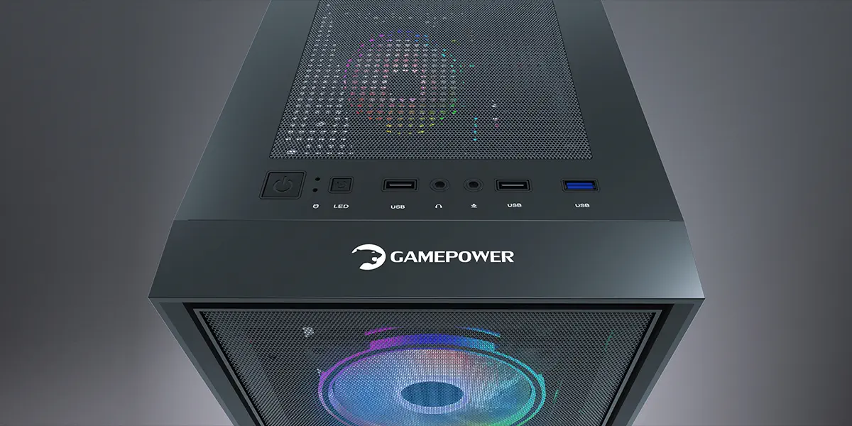 GamePower Manta 4*120mm A-Rgb Fan Gaming Kasa 