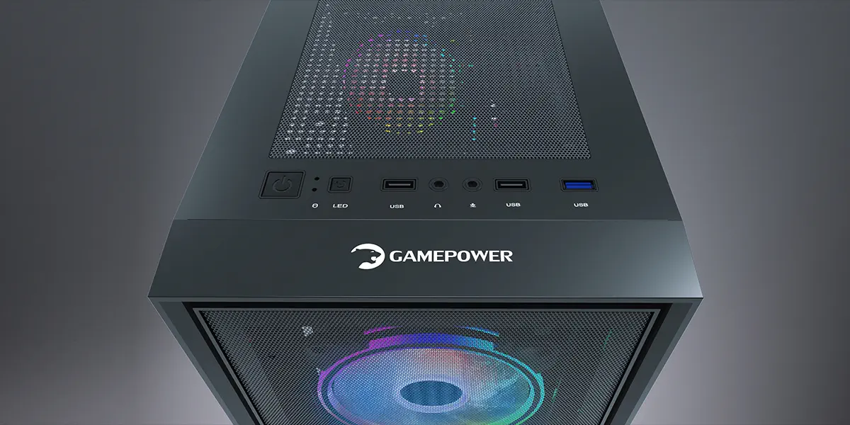 GamePower Manta 4*120mm A-Rgb Fan +80 Gold 700W Full Modüler Power Supply Gaming Kasa 