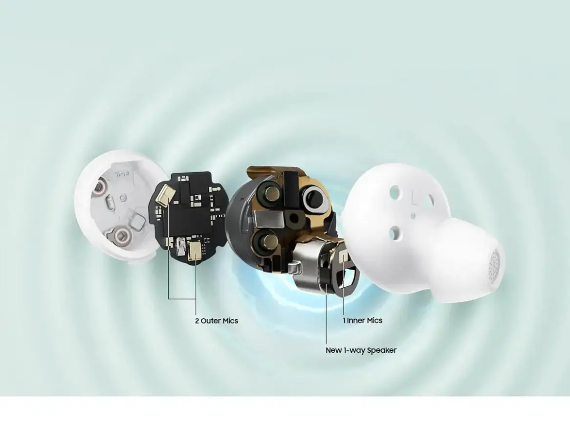 Samsung Galaxy Buds FE TWS Kulak İçi Bluetooth Kulaklık Mistik Beyaz