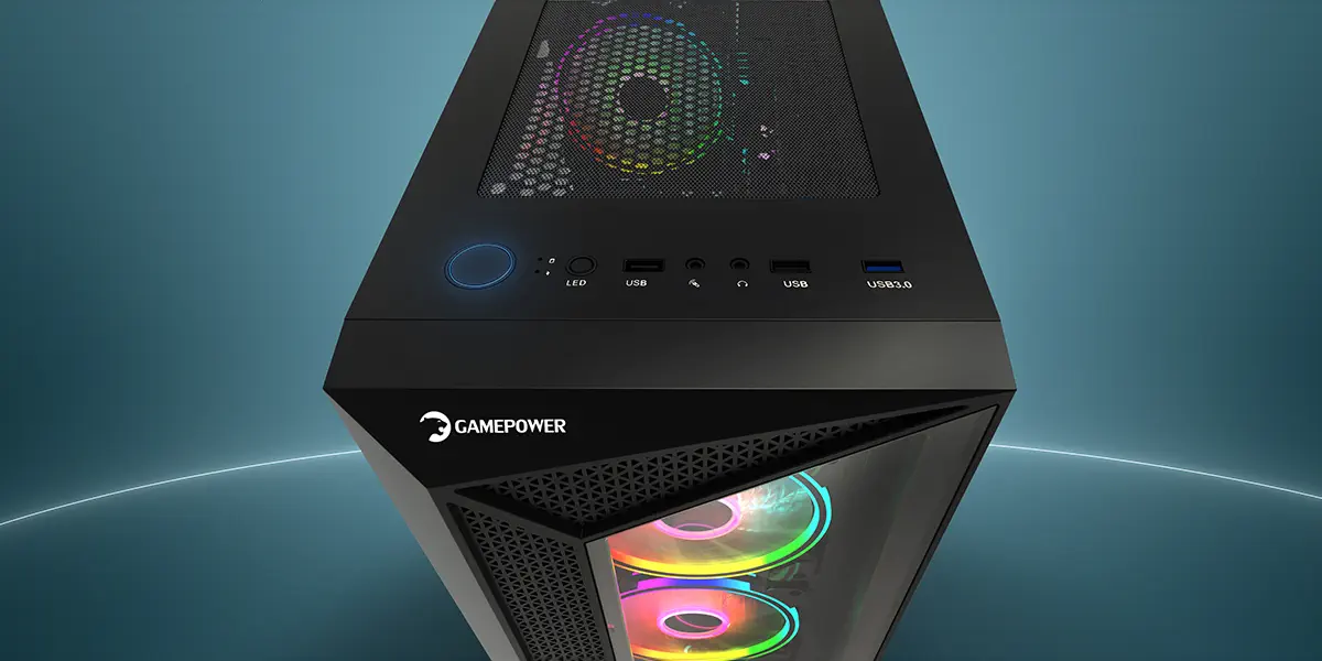 GamePower Eclipse 4*120mm A-RGB Fan Gaming Kasa +80 Gold 700W PSU (Full Modüler)