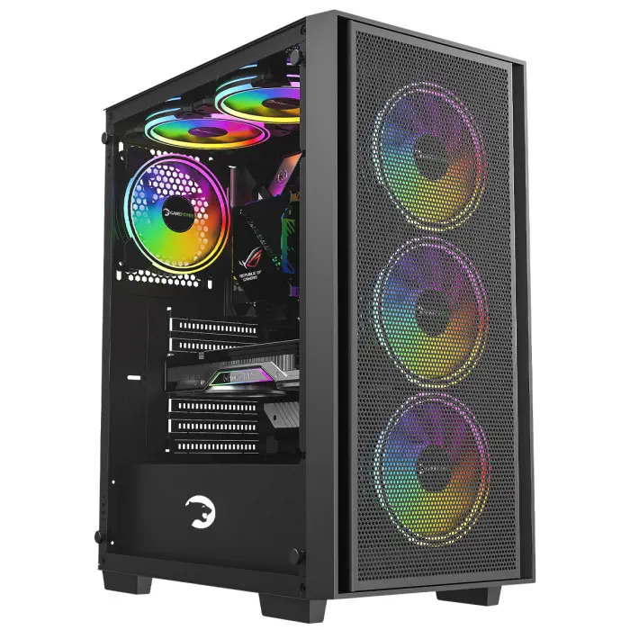 GamePower Flex 4*120mm A-RGB Fan ATX Gaming Kasa 