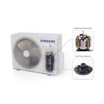 Samsung Premium AR24TSHZHWK Duvar Tipi Klima